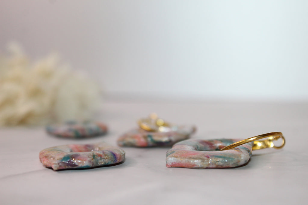 Pampilles gouttes modernes - pastels multicolores