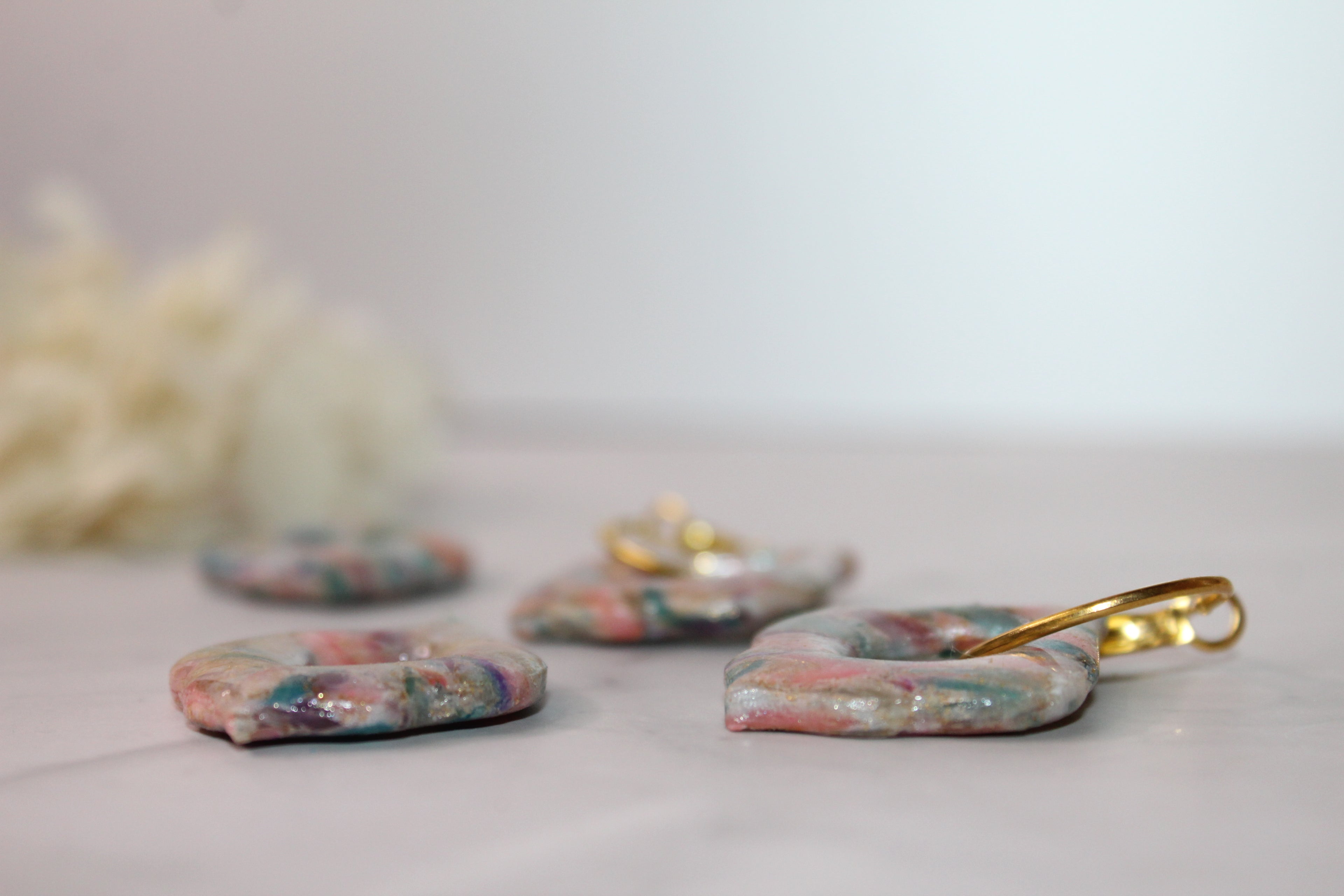 Pampilles gouttes modernes - pastels multicolores