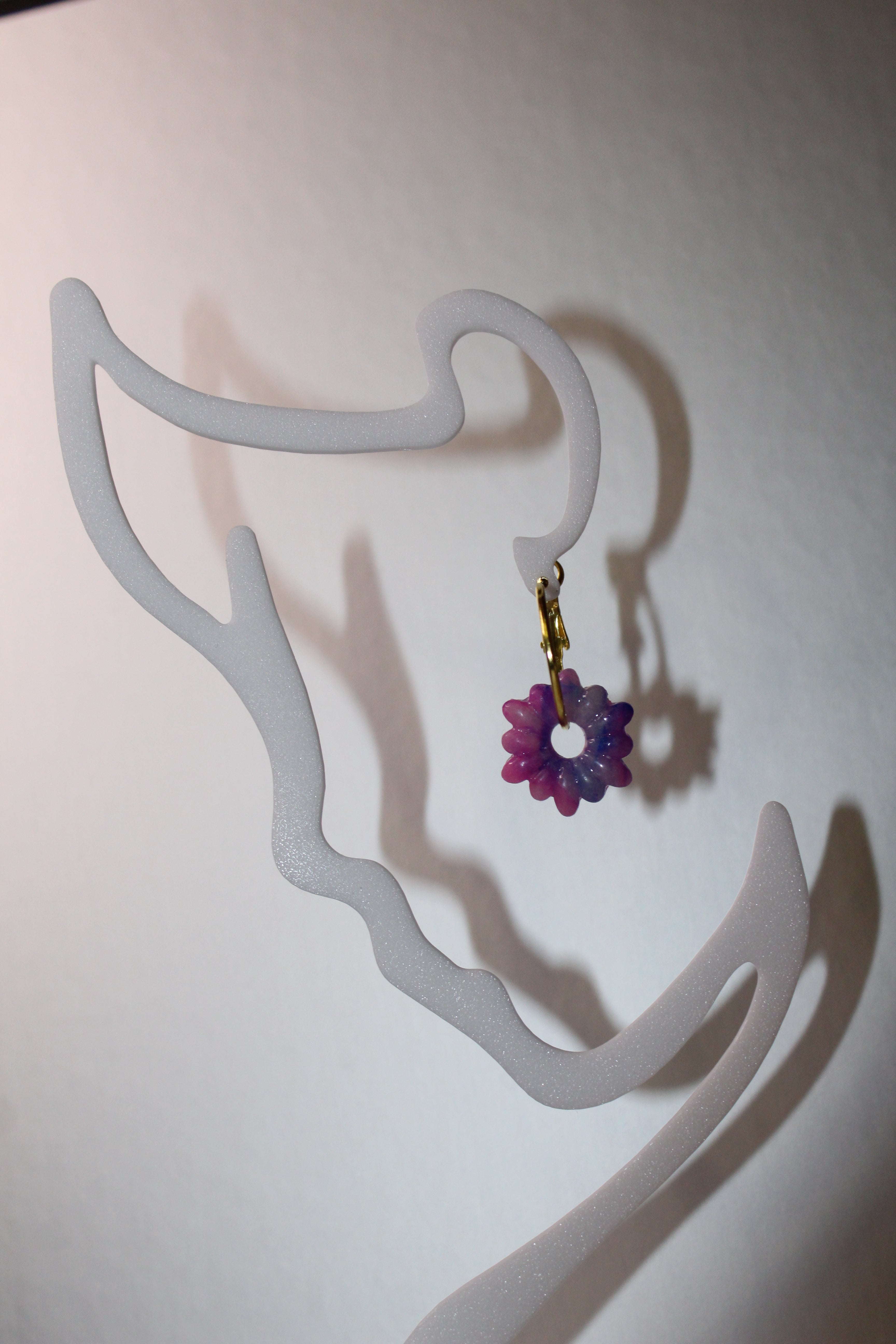 Pampilles fleurs à pétales - hortensia (couleurs claires)