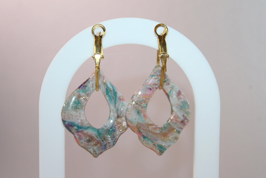 Pampilles gouttes modernes - pastels multicolores